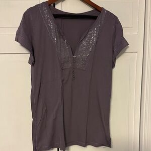 Eddie Bauer Purple Women's Top